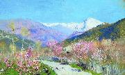 Isaac Levitan Spring in Italy Spain oil painting artist